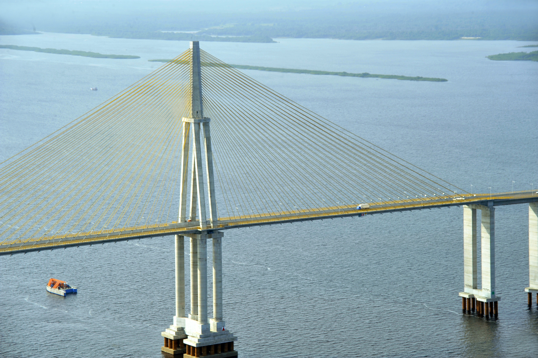 Imagem de referência de Ponte Rio Negro, descrito nos dados abertos como ponte sobre o Rio Negro, no estado do Amazonas, Brasil