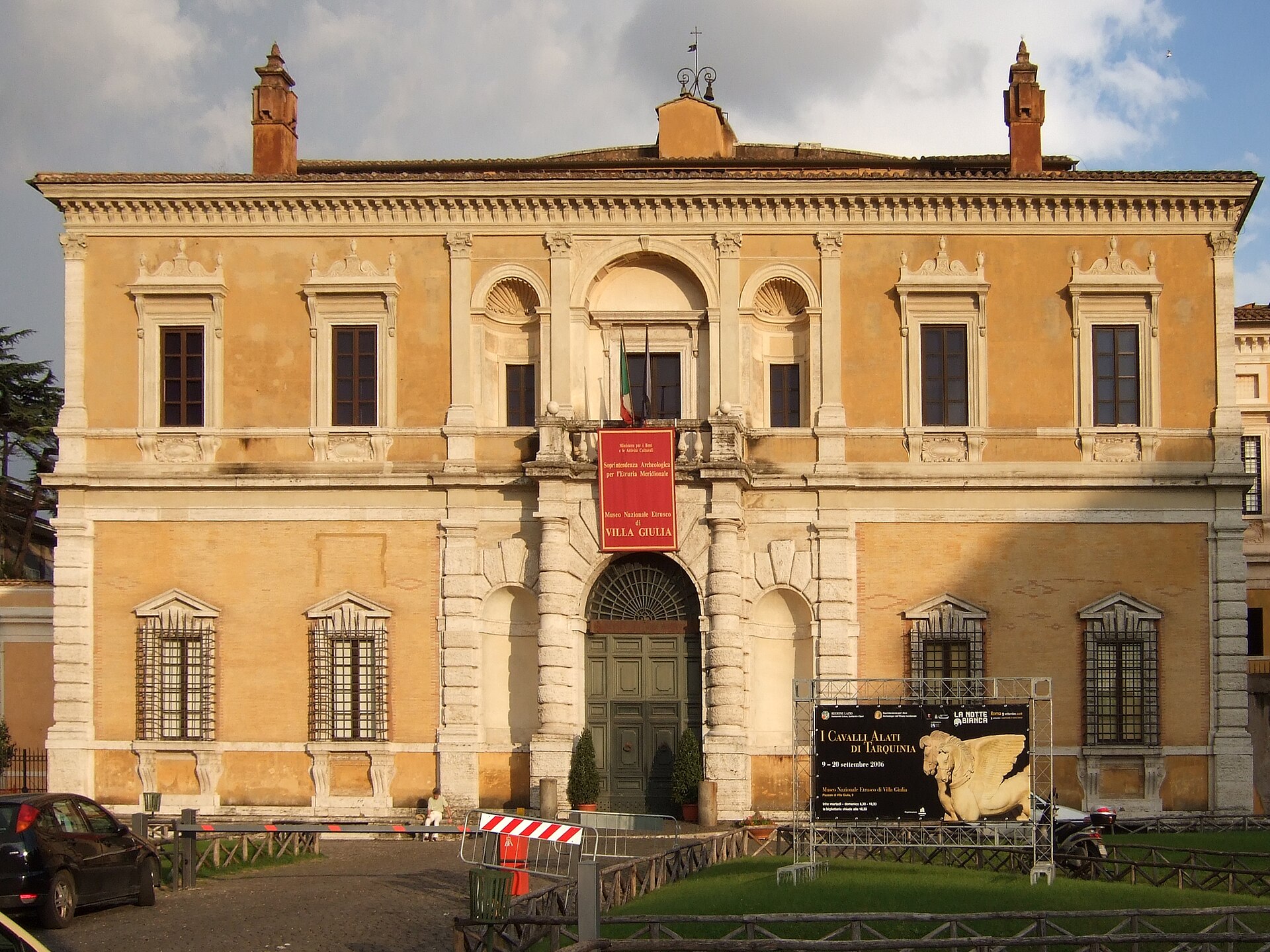 Imagem de referência de Villa Giulia, descrito nos dados abertos como palácio de Roma