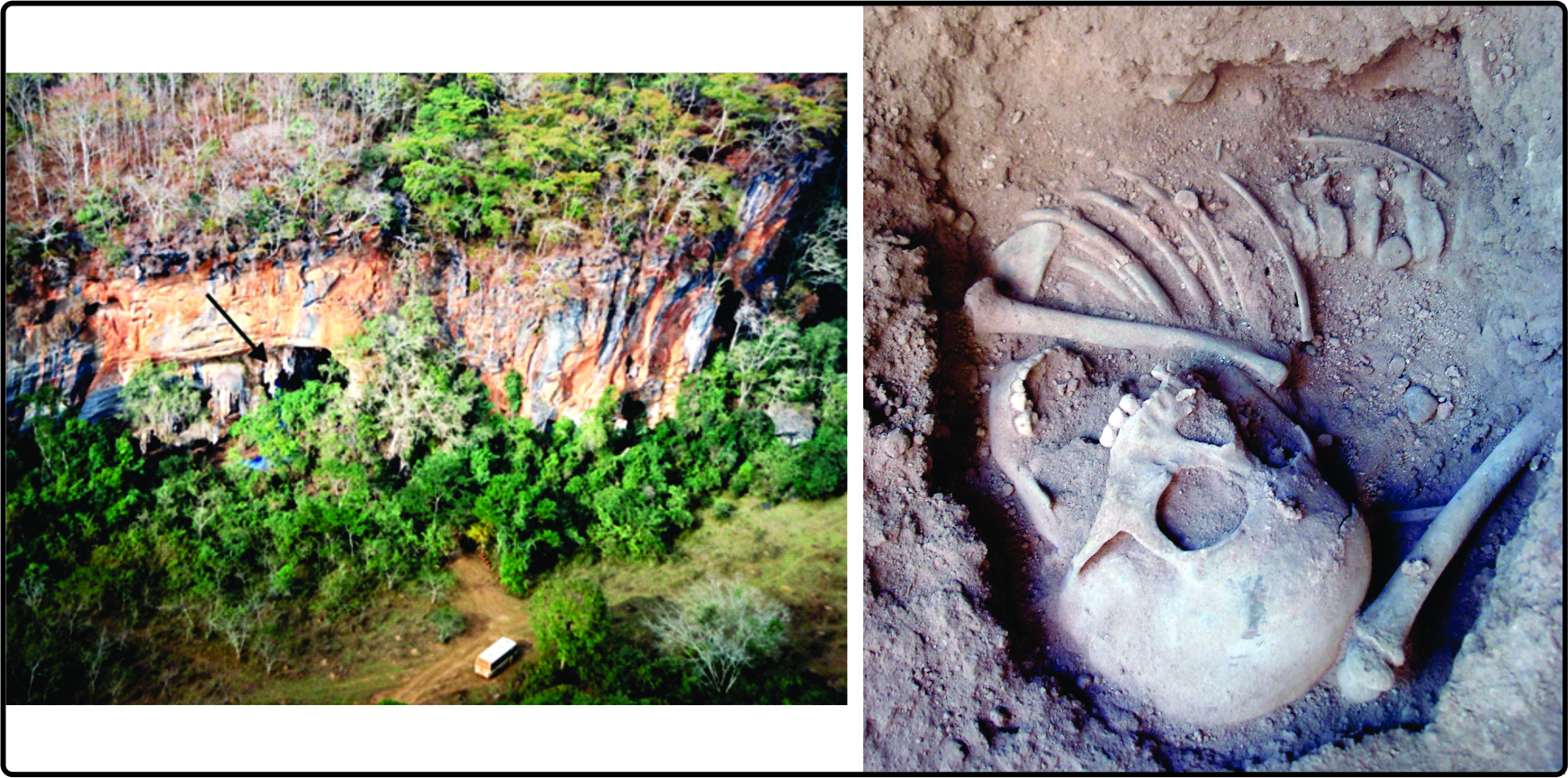 Imagem de referência de Lapa do Santo, descrito nos dados abertos como sítio arqueológico