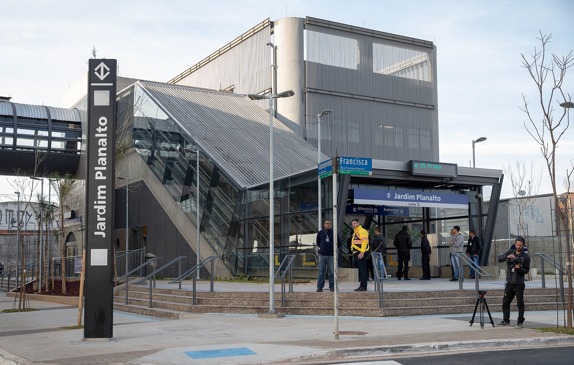 Imagem de referência de Estação Jardim Planalto, descrito nos dados abertos como estação de monotrilho da Linha 15 – Prata de São Paulo