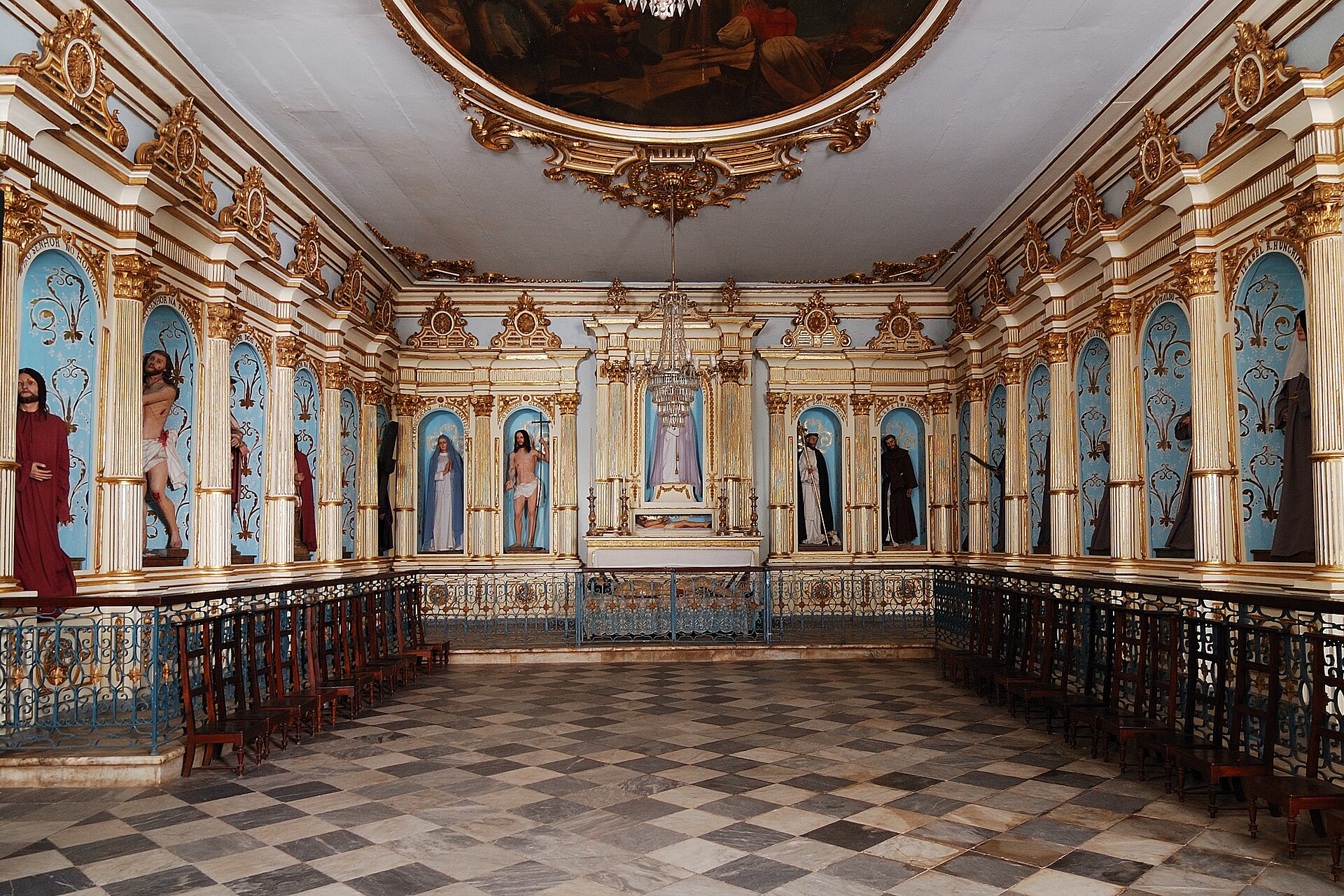 Imagem de referência de Casa dos Santos da Igreja da Ordem Terceira de São Francisco, descrito nos dados abertos como capela na Igreja da Ordem Terceira de São Francisco, Salvador, Bahia