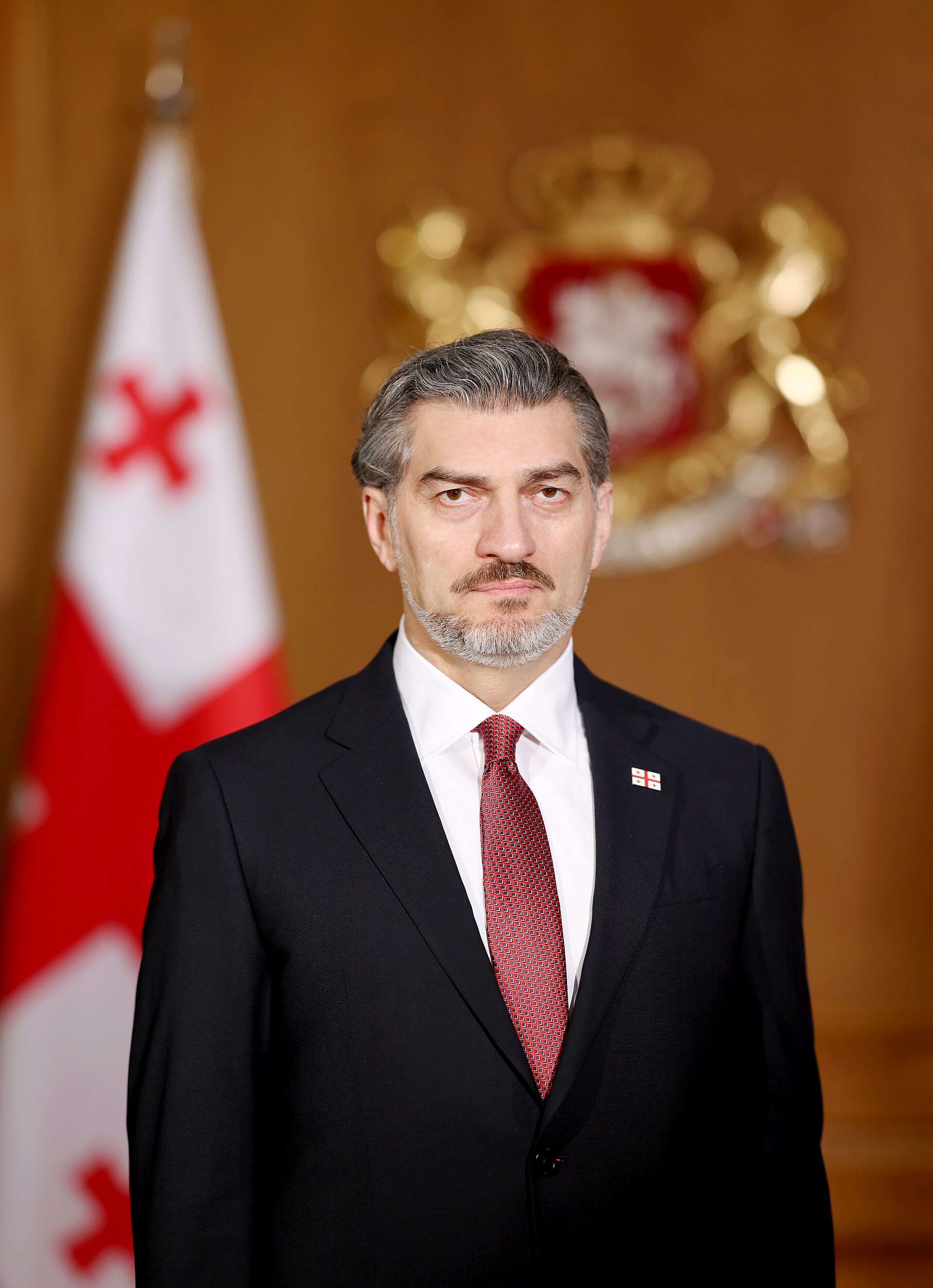 Imagem de referência relacionada a Mikhail Kavelashvili, item descrito como político e ex-futebolista georgiano