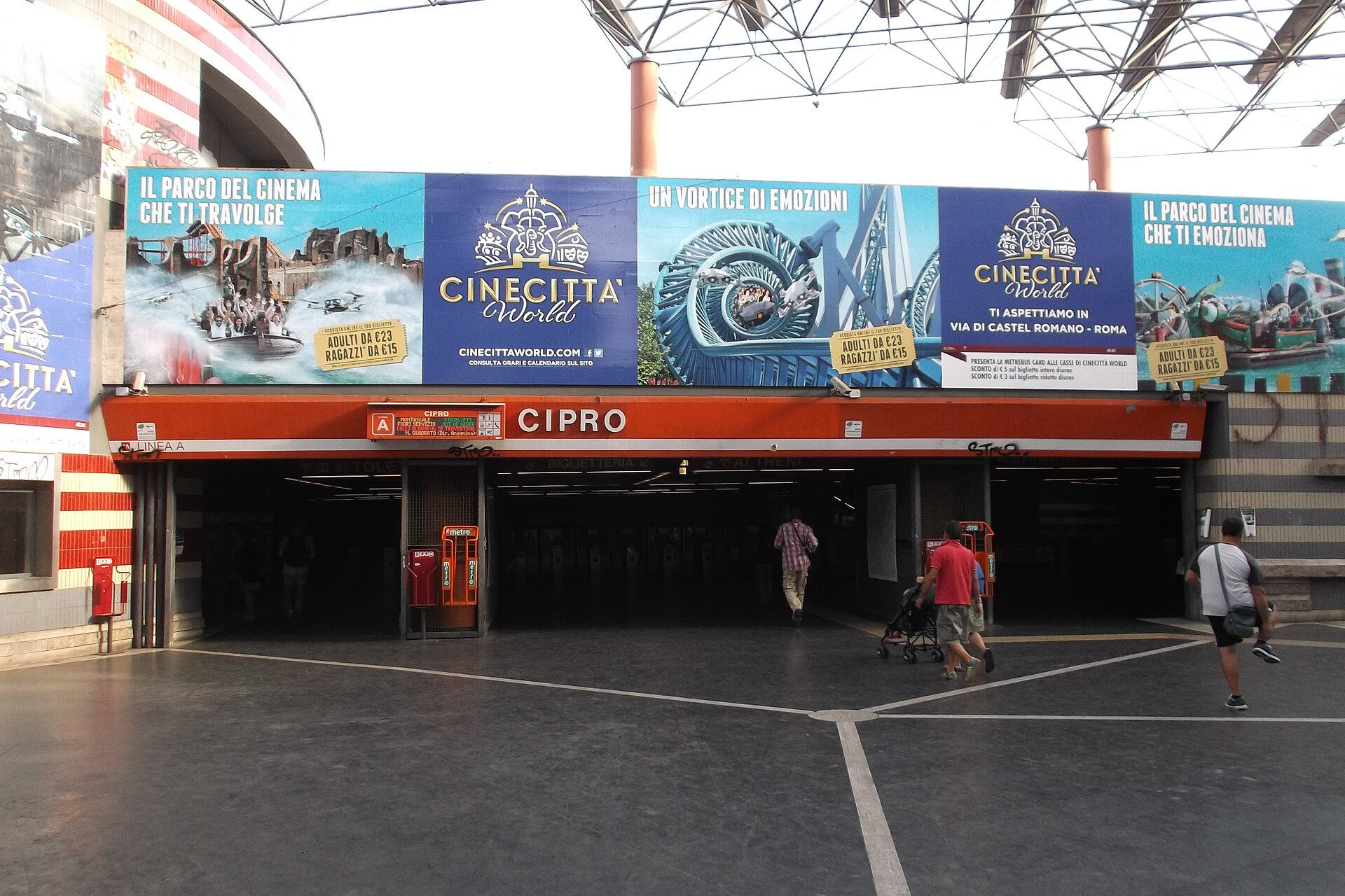 Imagem de referência de Estação Cipro/Musei Vaticani, descrito nos dados abertos como estação do metrô de Roma