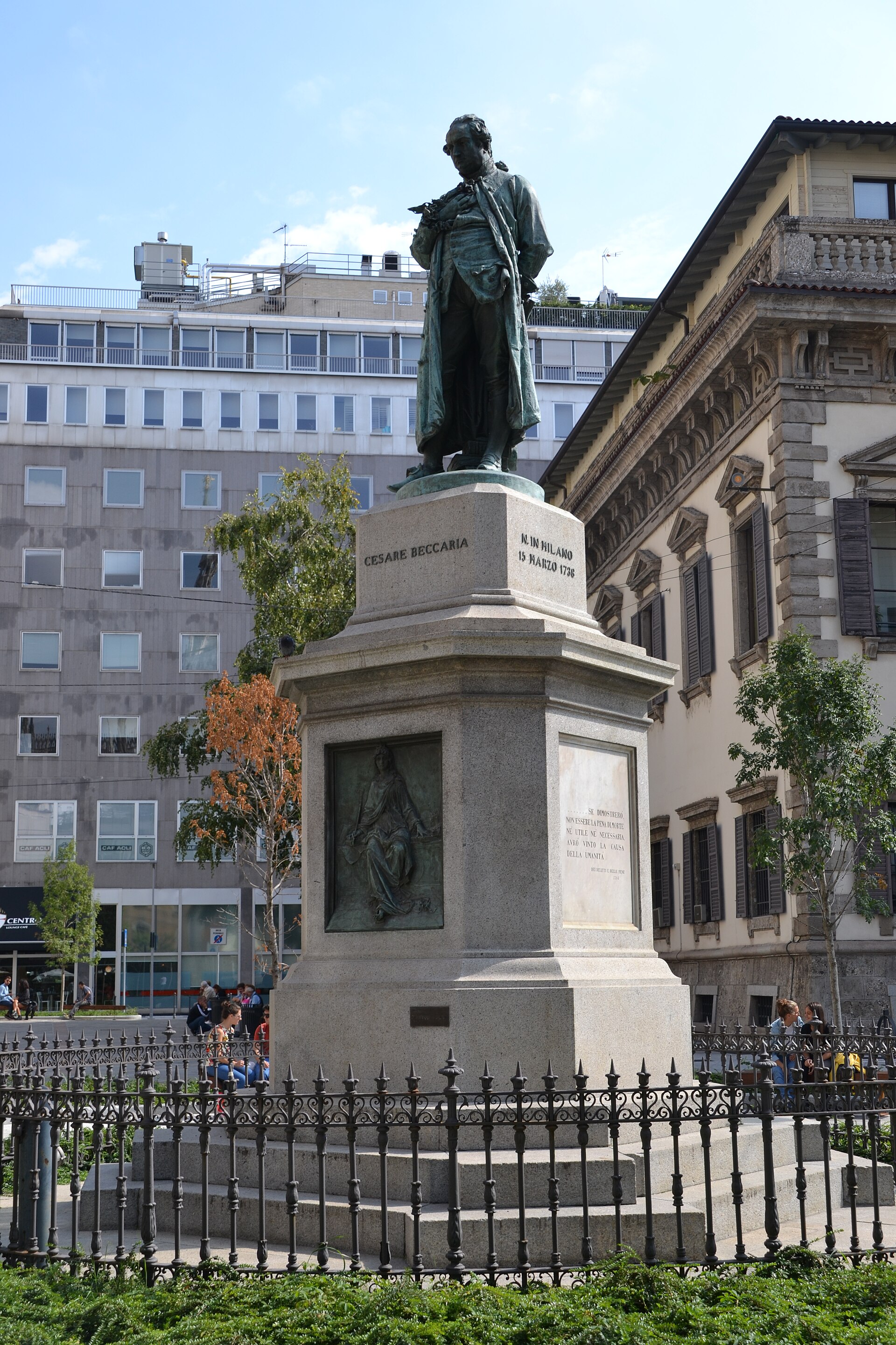 Imagem de referência relacionada a Cesare Beccaria, item descrito como filósofo iluminista italiano