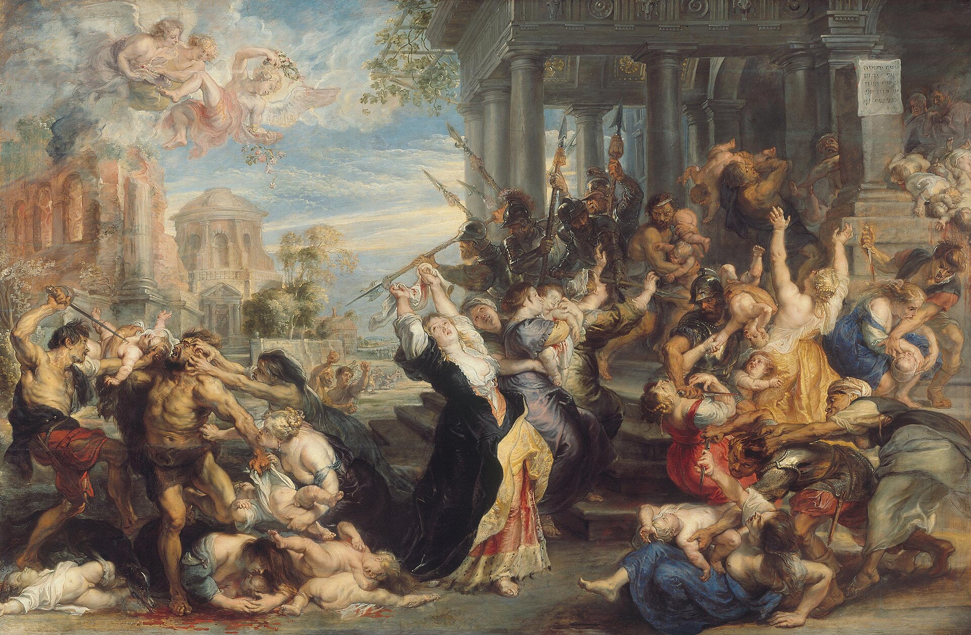 Imagem de referência de Massacre dos Inocentes, descrito nos dados abertos como pintura de Peter Paul Rubens