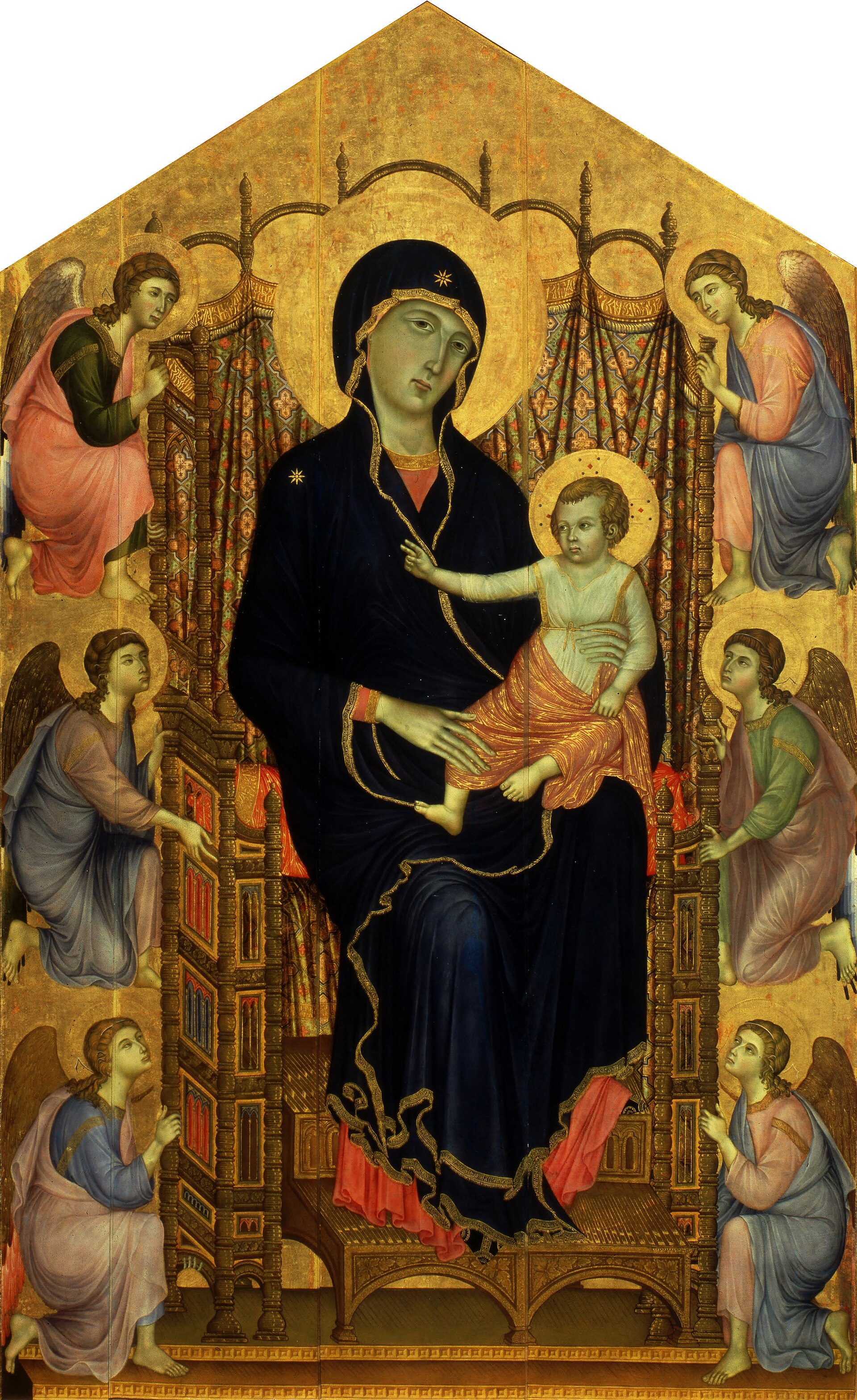 Imagem de referência de Madonna Rucellai, descrito nos dados abertos como pintura de Duccio
