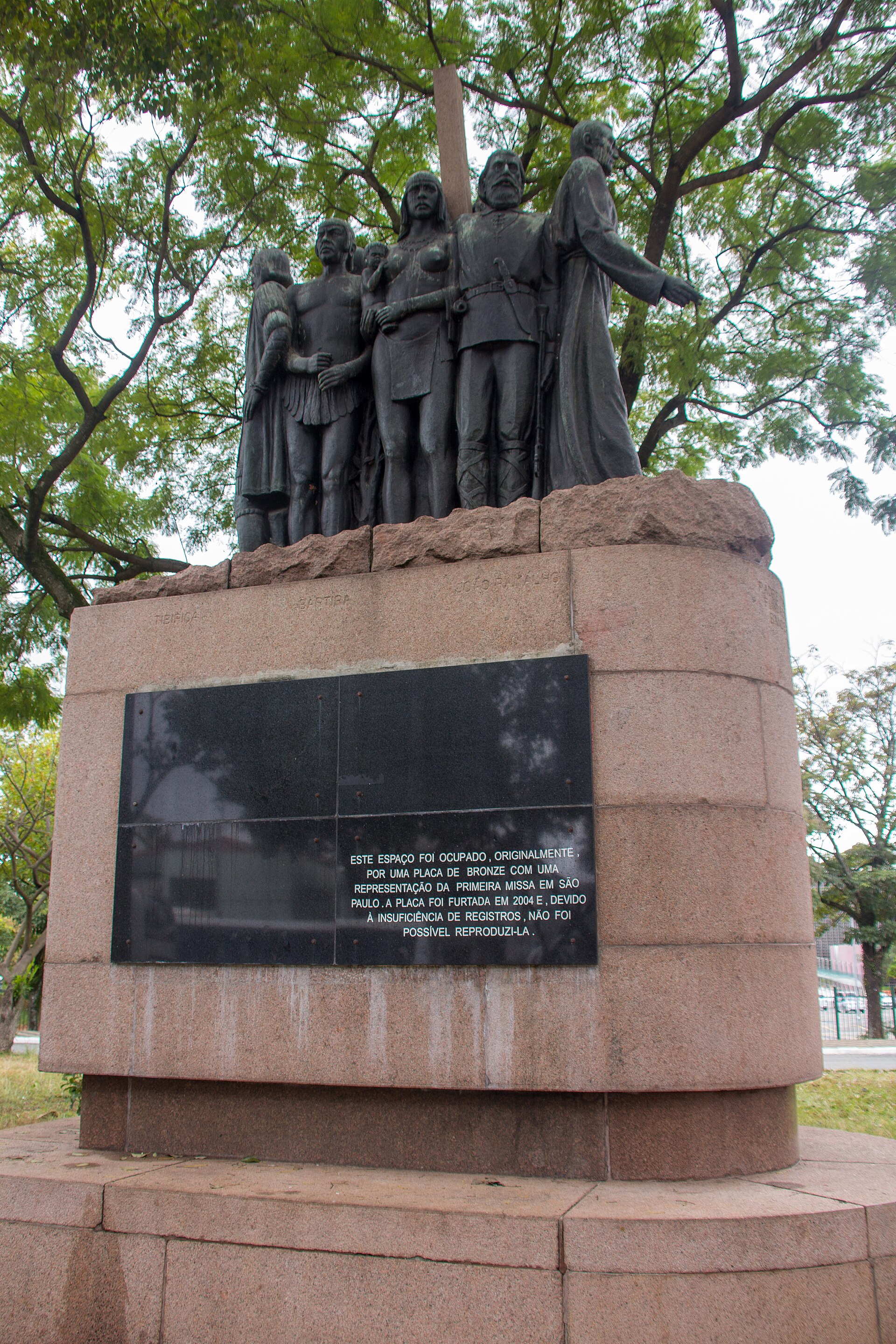 Imagem de referência de Fundadores de São Paulo, descrito nos dados abertos como monumento na cidade de São Paulo
