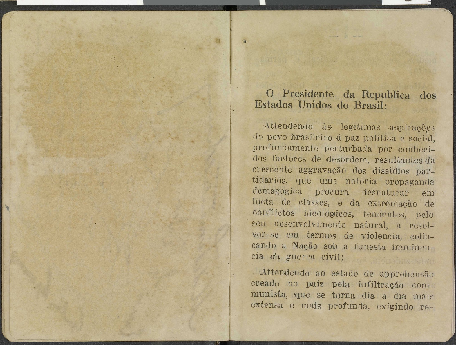 Imagem de referência de Constituição brasileira de 1937, descrito nos dados abertos como quarta constituição do Brasil