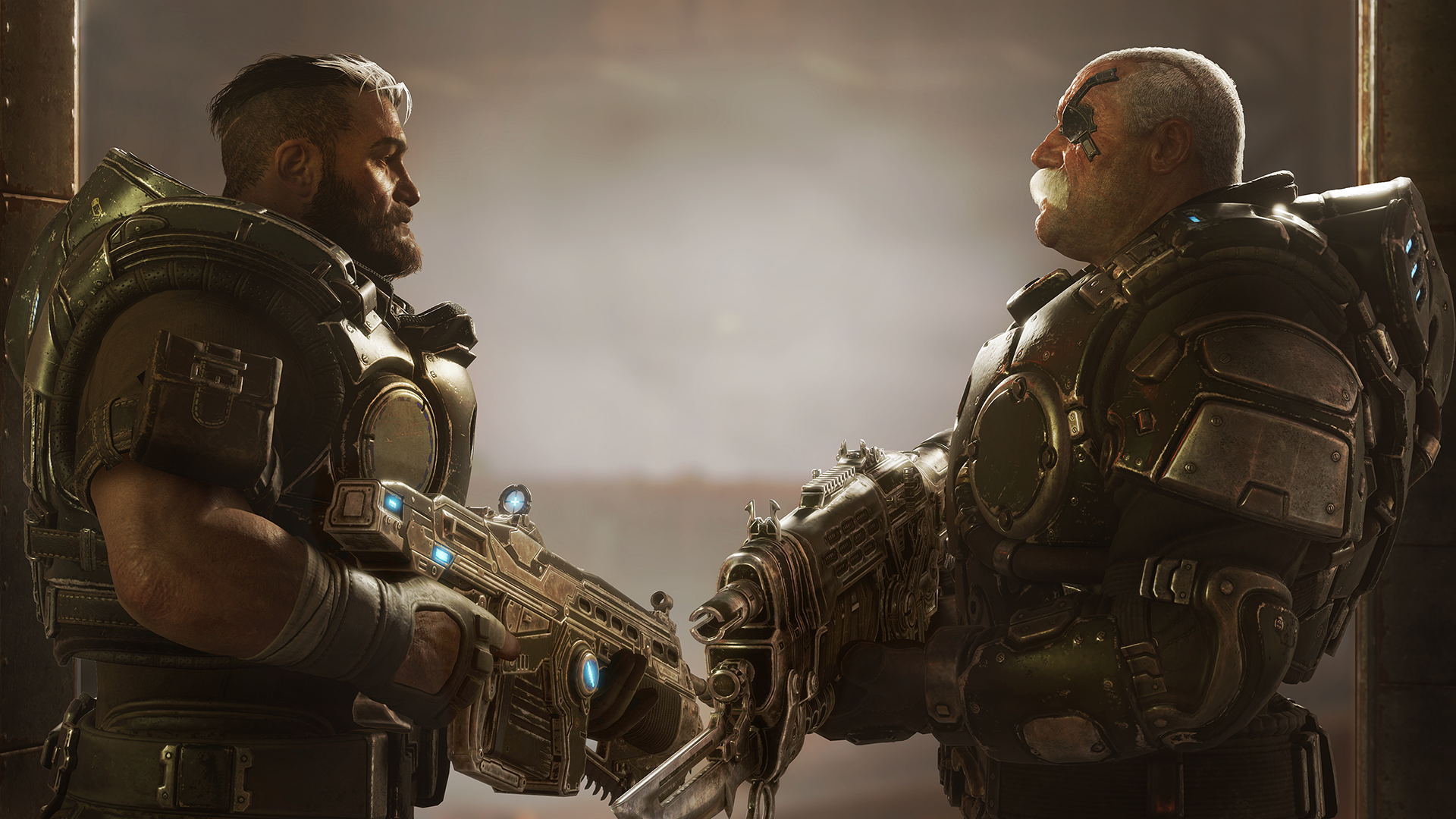 Imagem de referência relacionada a Gears Tactics, item descrito como jogo eletrônico de 2020 desenvolvido pela Splash Damage e The Coalition