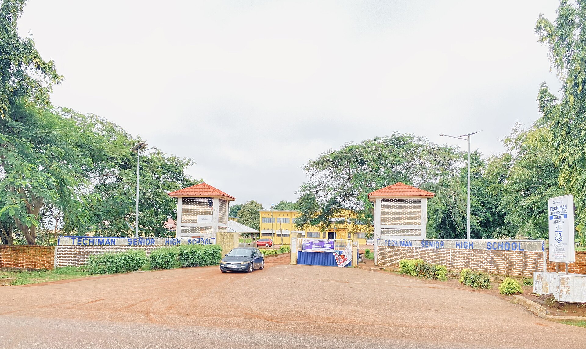 Imagem de referência relacionada a Techiman, item descrito como cidade e capital do Distrito Metropolitano de Techiman e da Região Leste de Bono, em Gana