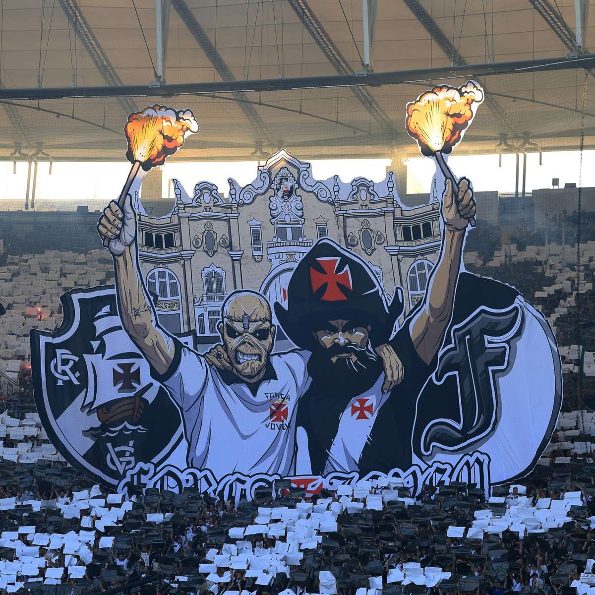 Torcida do Vasco provoca Flamengo e Fluminense antes de decisão no Maracanã: "Síndico não é dono"