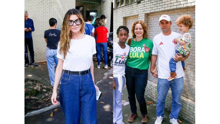 Leandra Leal, Alinne Moraes e mais famosos vão às urnas para votar; veja fotos