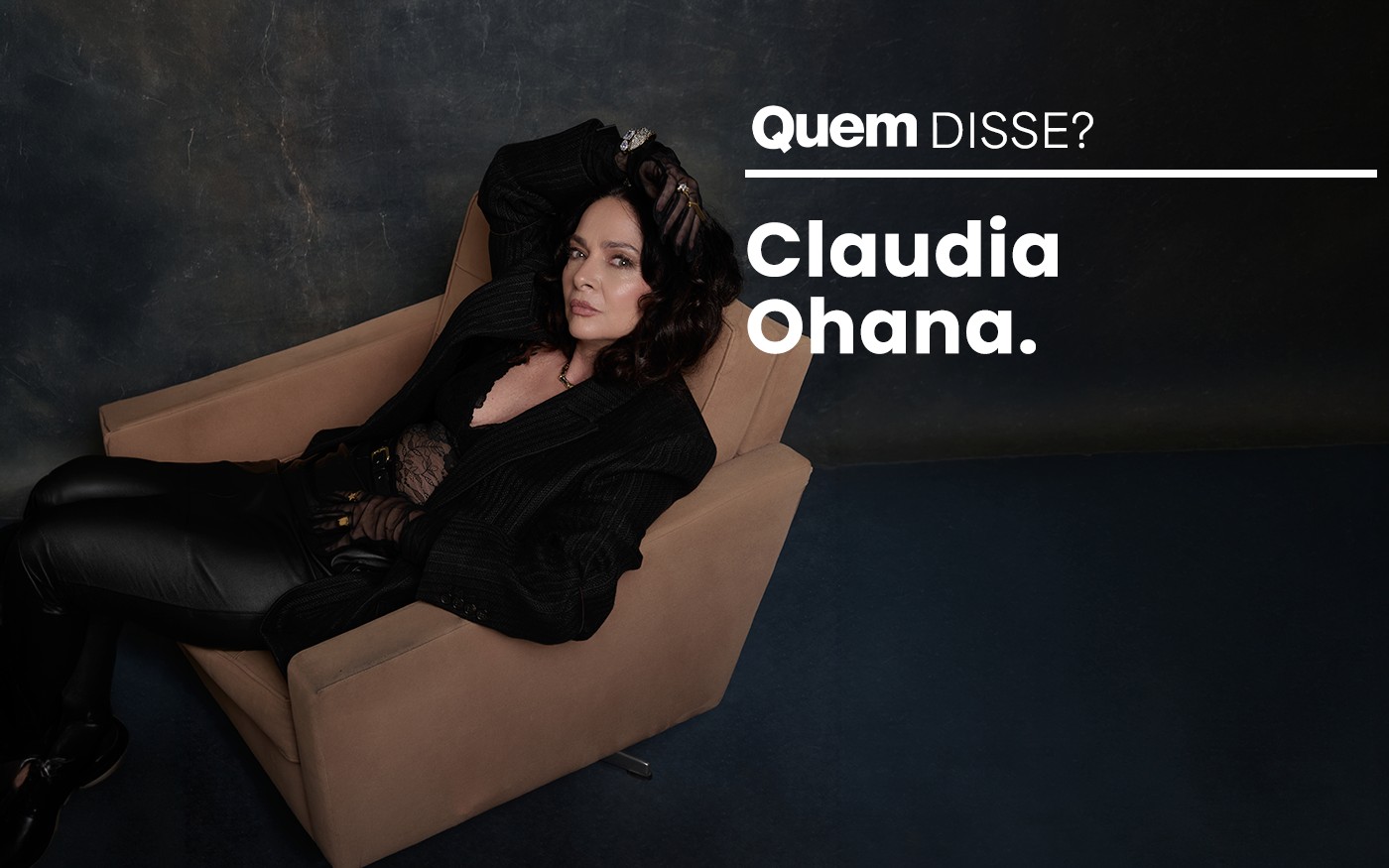 Claudia Ohana: 'Sou narcisista. Gosto de palco, de plateia e de aplauso'