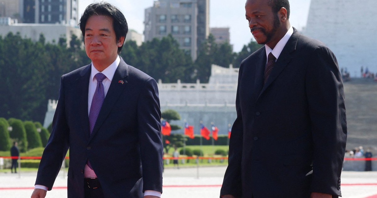 Rei do Eswatini promete fortalecer 'amizade duradoura' com Taiwan