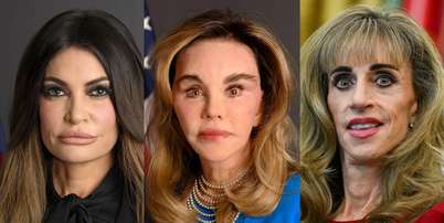 Kimberly Guilfoyle, Barbera Thornhill e Susan Dell: a internet é cruel ao analisar o visual das mulheres Foto: Reproduções