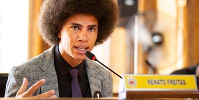 Renato Freitas &eacute; o primeiro deputado federal negro eleito do Paran&aacute; Foto: Divulga&ccedil;&atilde;o/C&acirc;mara Muncipal de Curituba
