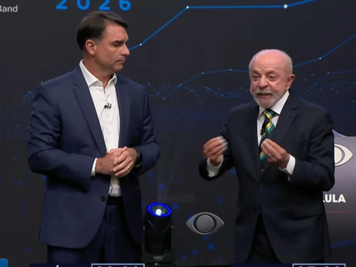 Debate: Flávio e Lula trocam ataques sobre CV, PCC e Escudo das Américas