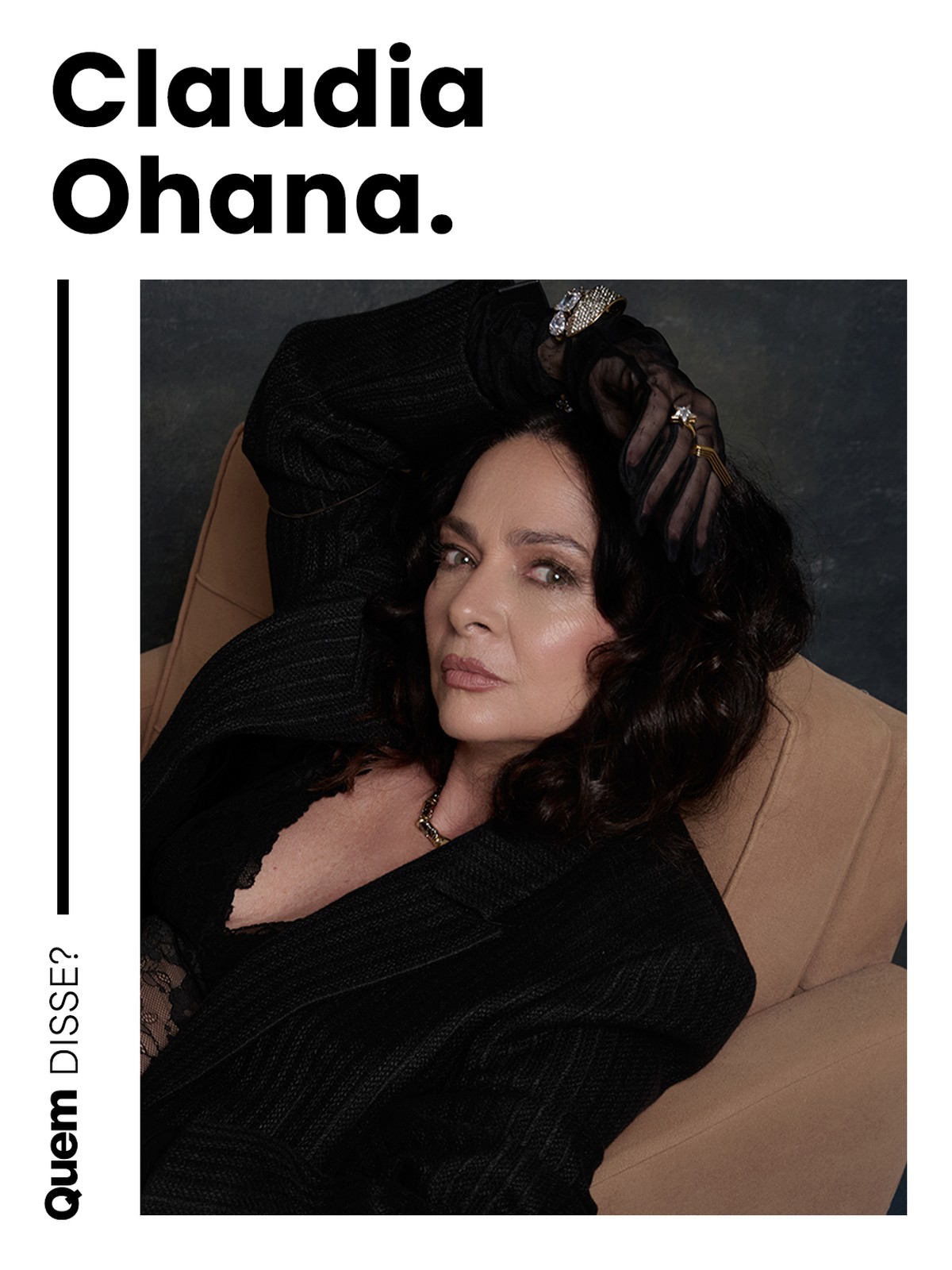 Claudia Ohana: 'Sou narcisista. Gosto de palco, de plateia e de aplauso'