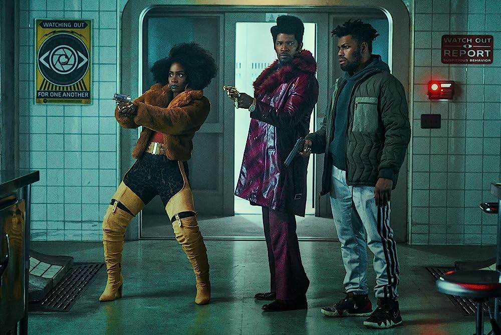 Clonaram Tyrone! tem em seu elenco nomes como Theyona Parris, Jamie Foxx e John Boyega — Foto: Reprodução/IMDb