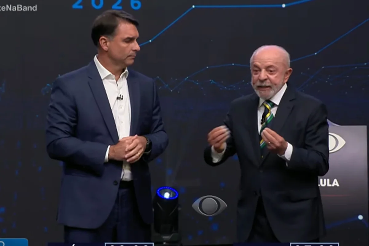 Debate: Flávio e Lula trocam ataques sobre CV, PCC e Escudo das Américas